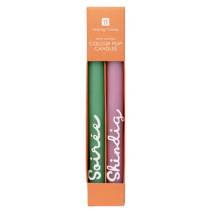 Statement ‘Soiree’ ‘Shindig’ Dinner Candles - 2 pack
